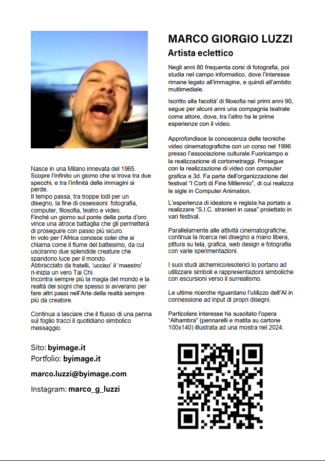 Presentazione e bio Marco G. Luzzi